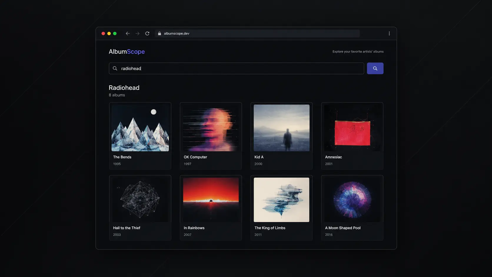 AlbumScope preview